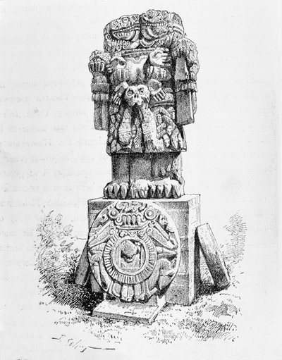 Statue of the Goddess Coatlicue, from 